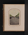 [Carte-de-visite Album of Central Park Views], Stacy&#39;s Photographic Carte de Visite (American, active 1860s), Albumen silver prints, gouache, varnish