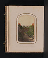[Carte-de-visite Album of Central Park Views], Stacy&#39;s Photographic Carte de Visite (American, active 1860s), Albumen silver prints, gouache, varnish