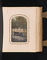 [Carte-de-visite Album of Central Park Views], Stacy&#39;s Photographic Carte de Visite (American, active 1860s), Albumen silver prints, gouache, varnish
