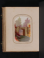 [Carte-de-visite Album of Central Park Views], Stacy&#39;s Photographic Carte de Visite (American, active 1860s), Albumen silver prints, gouache, varnish
