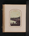 [Carte-de-visite Album of Central Park Views], Stacy&#39;s Photographic Carte de Visite (American, active 1860s), Albumen silver prints, gouache, varnish