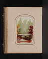 [Carte-de-visite Album of Central Park Views], Stacy&#39;s Photographic Carte de Visite (American, active 1860s), Albumen silver prints, gouache, varnish