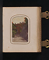 [Carte-de-visite Album of Central Park Views], Stacy&#39;s Photographic Carte de Visite (American, active 1860s), Albumen silver prints, gouache, varnish