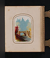 [Carte-de-visite Album of Central Park Views], Stacy&#39;s Photographic Carte de Visite (American, active 1860s), Albumen silver prints, gouache, varnish