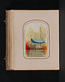 [Carte-de-visite Album of Central Park Views], Stacy&#39;s Photographic Carte de Visite (American, active 1860s), Albumen silver prints, gouache, varnish