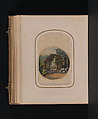 [Carte-de-visite Album of Central Park Views], Stacy&#39;s Photographic Carte de Visite (American, active 1860s), Albumen silver prints, gouache, varnish
