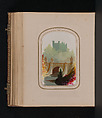 [Carte-de-visite Album of Central Park Views], Stacy&#39;s Photographic Carte de Visite (American, active 1860s), Albumen silver prints, gouache, varnish