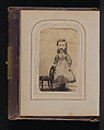 [Carte-de-visite Album of Collaged Portraits], Unknown, Albumen silver prints