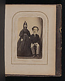 [Carte-de-visite Album of Collaged Portraits], Unknown, Albumen silver prints