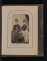 [Carte-de-visite Album of Collaged Portraits], Unknown, Albumen silver prints