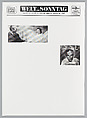 April 21, 1978, Sarah Charlesworth (American, East Orange, New Jersey 1947–2013 Hartford, Connecticut), Photostats, chromogenic prints