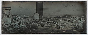 Ruins and Foreground, Acropolis, Athens (55. Athènes. 1842. Acropole. ruines et 1ers plans (pour tableau)), Joseph-Philibert Girault de Prangey (French, 1804–1892), Daguerreotype