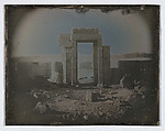 Temple of Horus, Edfu (167. ? Temple.), Joseph-Philibert Girault de Prangey (French, 1804–1892), Daguerreotype