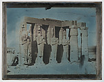 Ramesseum, Thebes (201. Thèbes. 1844. 202 Rhamséion.), Joseph-Philibert Girault de Prangey (French, 1804–1892), Daguerreotype