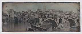 Ponte Rotto (Pons Aemilius), Rome (31. Rome. 1842. Ponte Rotto.), Joseph-Philibert Girault de Prangey (French, 1804–1892), Daguerreotype