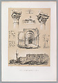 Détails, mosquée d’Amrou, au Kaire, Joseph-Philibert Girault de Prangey  French, Lithograph