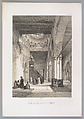 12. Intérieur, Mosquée d’Ibn Toûloûn, Joseph-Philibert Girault de Prangey French, Lithograph