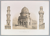 87. Tombeaux et Minarets, au Kaire, Joseph-Philibert Girault de Prangey French, Lithograph