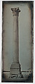 Pompey’s Column, Alexandria (68. Alexandrie 1842. Colonne de Pompée.), Joseph-Philibert Girault de Prangey (French, 1804–1892), Daguerreotype
