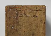 [Daguerreotype Plate Box], Unknown (French), Linden wood, plated iron, iron-gall ink