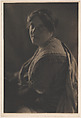 Mrs. Alfred Stieglitz, Adolf de Meyer American, born France, Platinum print
