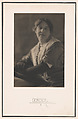 Mrs. Alfred Stieglitz, Adolf de Meyer (American (born France), Paris 1868–1946 Los Angeles, California), Platinum print