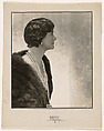 Coco Chanel, Adolf de Meyer American, born France, Gelatin silver print