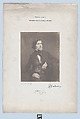 Portrait of Delacroix, Victor Laisné  French, Salted paper print