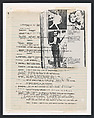 The Lee Harvey Oswald Interview, Lutz Bacher (American, died 2019), Photocopies, typescript, tape, and ink