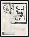 The Lee Harvey Oswald Interview, Lutz Bacher (American, died 2019), Photocopies, typescript, tape, and ink