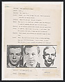 The Lee Harvey Oswald Interview, Lutz Bacher (American, died 2019), Photocopies, typescript, tape, and ink