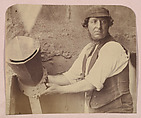 [Man with Helmet], Oscar Gustav Rejlander  British, born Sweden, Albumen silver print