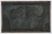 Capital, Greco-Roman Theater, Miletus (71. Milet. Théatre ant. chap.), Joseph-Philibert Girault de Prangey (French, 1804–1892), Daguerreotype