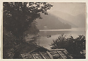 [View of a Lake, likely Lake Hakone, Japan], Adolf de Meyer  American, born France, Gelatin silver print