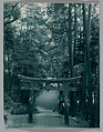 [Tirii Gate Marking the Entrance to a Shinto Shrine], Adolf de Meyer  American, born France, Carbon print