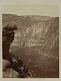 Yosemite Falls from Glacier Point, Carleton E. Watkins  American, Albumen silver print from glass negative