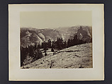 The Domes from Sentinel Dome, Carleton E. Watkins American, Albumen silver print from glass negative