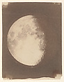 The Moon, John Adams Whipple  American, Salted paper print from glass negative