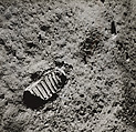 Buzz Aldrin's Footprint on the Surface of the Moon, National Aeronautics and Space Administration (NASA)  American, Gelatin silver print