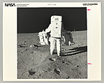 Buzz Aldrin on the Moon with Components of the Early Apollo Scientific Experiments Package, Neil Armstrong  American, Chromogenic print