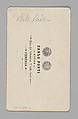 [Men Putting Up Broadsides, Venice], Carlo Ponti (Italian, Milan 1820–1893 Venice), Albumen silver print with applied color