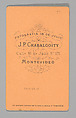 [Photo Collage: Musical Conductor], Juan Pedro Chabalgoity (Uruguayan, 1848–1909), Albumen silver print, lithograph