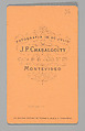 [Photo Collage: Man with Broom and Dustpan], Juan Pedro Chabalgoity (Uruguayan, 1848–1909), Albumen silver print, lithograph