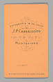 [Photo Collage: Dog Jumping at Man], Juan Pedro Chabalgoity (Uruguayan, 1848–1909), Albumen silver print, lithograph