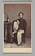 [Studio Portrait: Woman Seated Beside a Table, Singapore], G. R. Lambert & Co. (German, active 1870s–80s), Albumen silver print