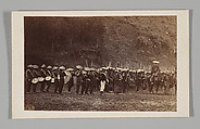 [Japanese Infantry, Yokohama, Japan], Unknown, Albumen silver print