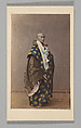 [Japanese High Priest in Full Canonicals], Attributed to Felice Beato (British (born Italy), Venice 1832–1909 Luxor), Albumen silver print with applied color