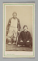 [Studio Portrait: Mahomedan Cripples, Beirut, Syria], Félix Bonfils (French, 1831–1885), Albumen silver print