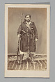 [Man, Morocco], Probably by A. Chauffy (active 1850s–80s), Albumen silver print