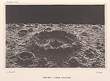 Normal Lunar Crater, in The Moon: Considered as a Planet, a World, and a Satellite, James Nasmyth, Heliotype